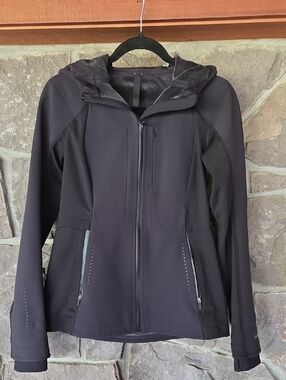 lululemon athletica Black Hooded Utility Jacket